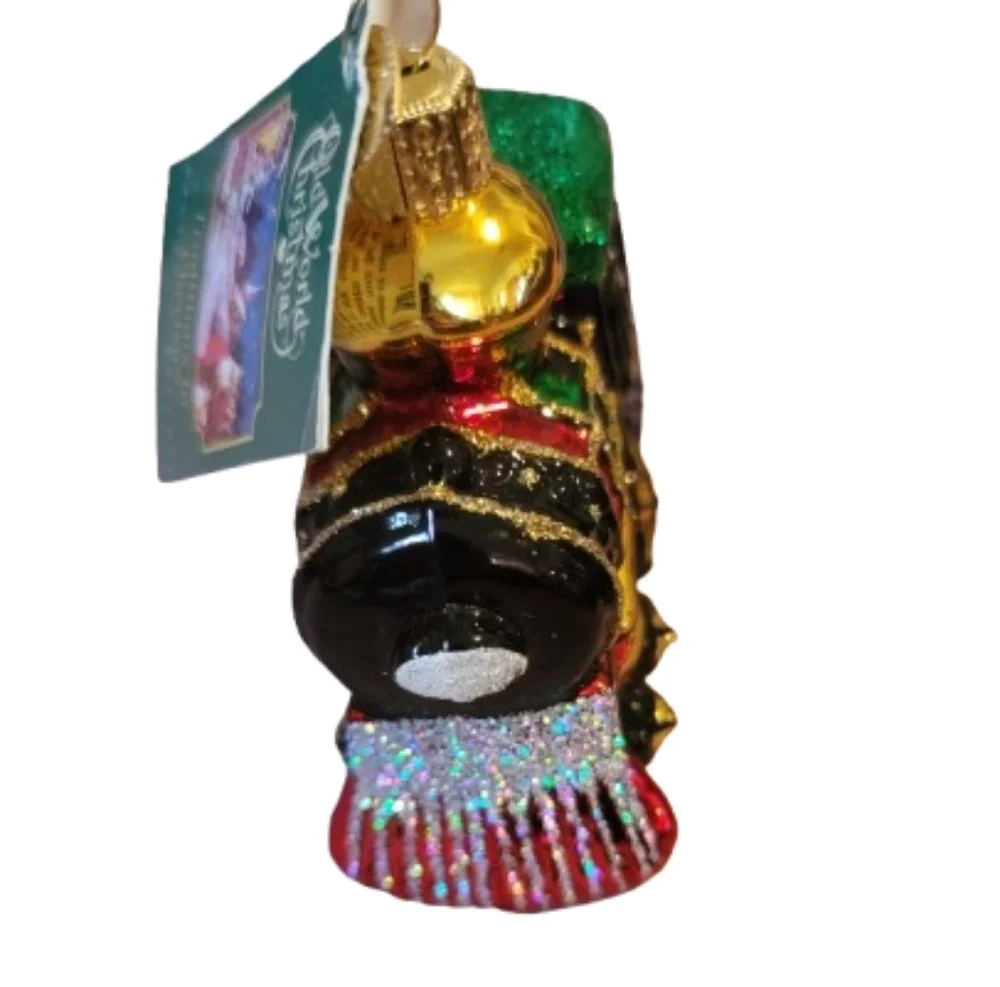 Merck Old World Christmas Ornament Train Engine Locomotive Christmas holiday